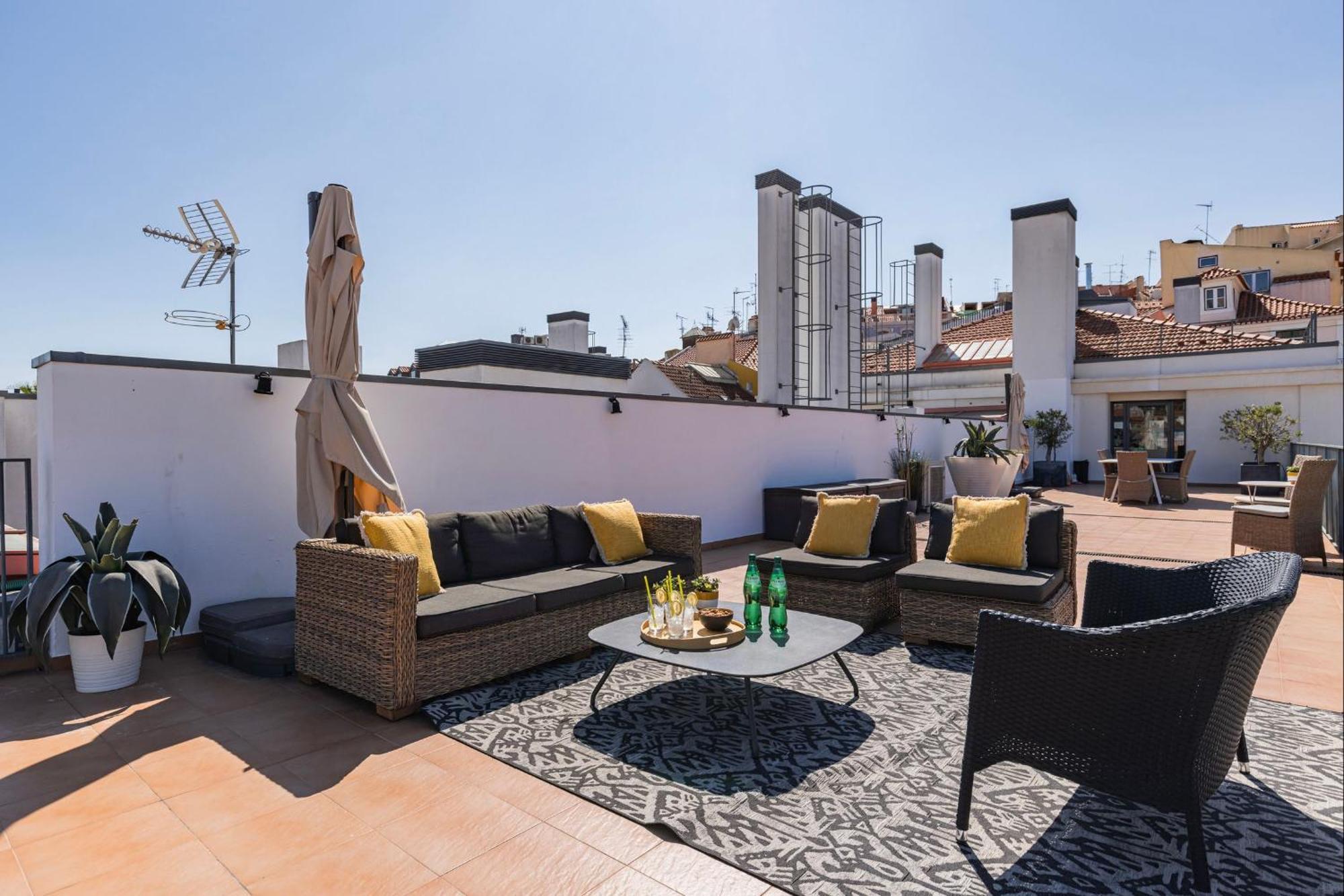 Lovelystay - Breathtaking Panorama - Luxurious Penthouse! Lissabon Buitenkant foto